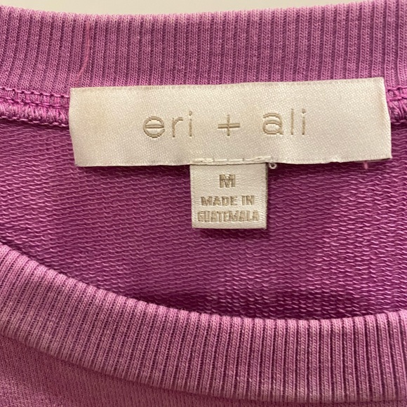 eri + ali shirt sleeve terry top - Picture 4 of 6